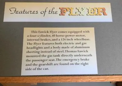 The Fawick Flyer at The Old Courthouse Museum